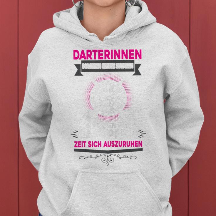 Women's Dartter Machen Keine Pausen Darts Dart Dart Kapuzenpullover für Damen