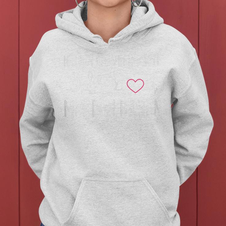 Women's Ich Bin Dieerrückte Mit Den Rabbit Kapuzenpullover für Damen