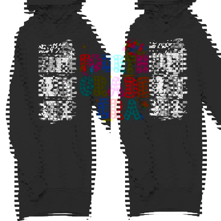 Groovy In My Fourth Grade Era First Day 4Th Grade Kid Teache Youth Hoodie