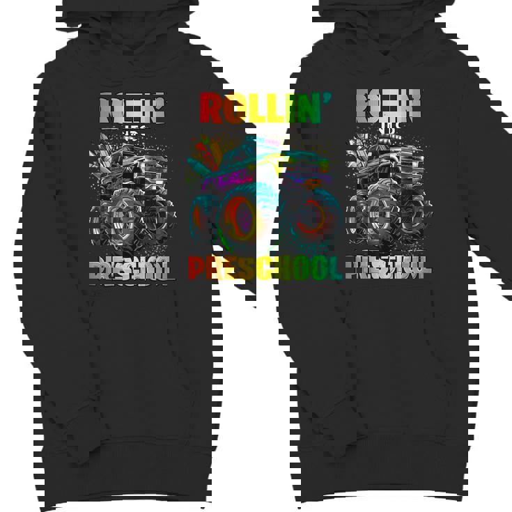 Preschool Monster Truck Back To School First Day Of School Youth Hoodie