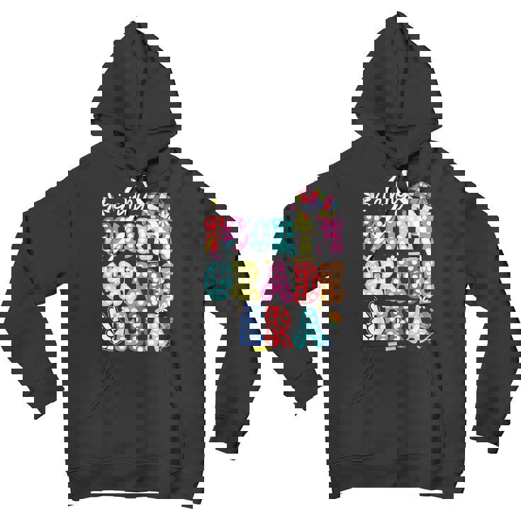 Groovy In My Fourth Grade Era First Day 4Th Grade Kid Teache Youth Hoodie