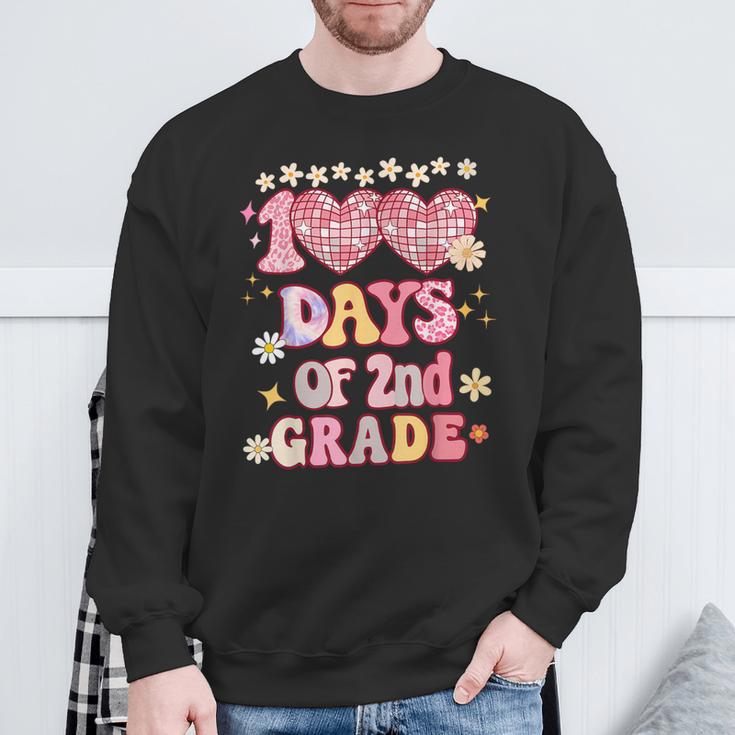 100 Tage 2 Klasse Alles Gute Zum 100 Schultag Für Kinder Lehrer Sweatshirt Geschenke für alte Männer