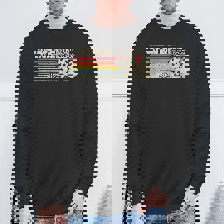 1994Intage Keeping It Old School Dal '94 Retro Compleanno Felpa Regalos para ancianos