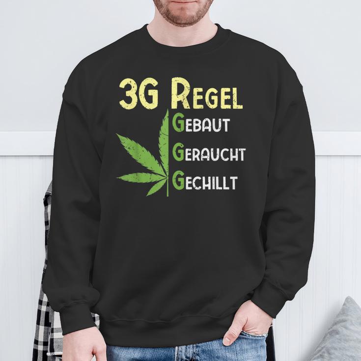 3G Regel Cannabis Marijuana Sweatshirt Geschenke für alte Männer