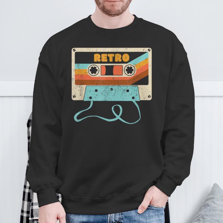 70S 80S 90S Retrointage Cassette Sweatshirt Geschenke für alte Männer