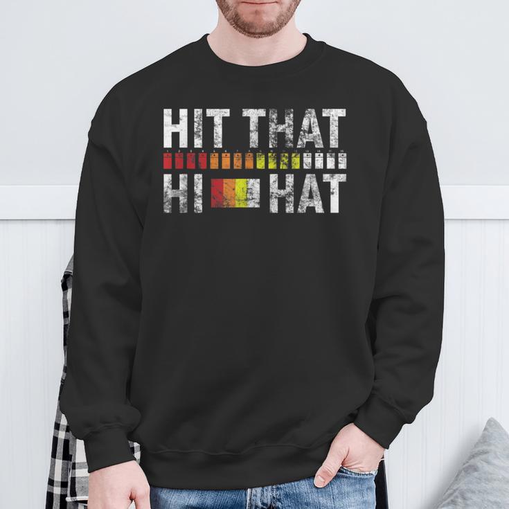 808 Hit That Hi Hat Roland 808 Drum Machine Sweatshirt Geschenke für alte Männer