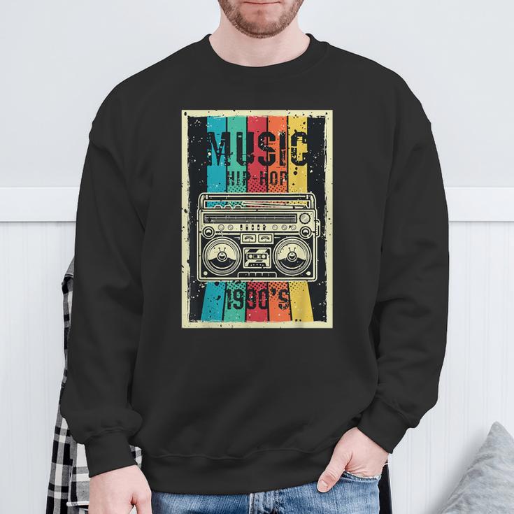 90S Outfit Hip Hop Music Retro Sweatshirt Geschenke für alte Männer