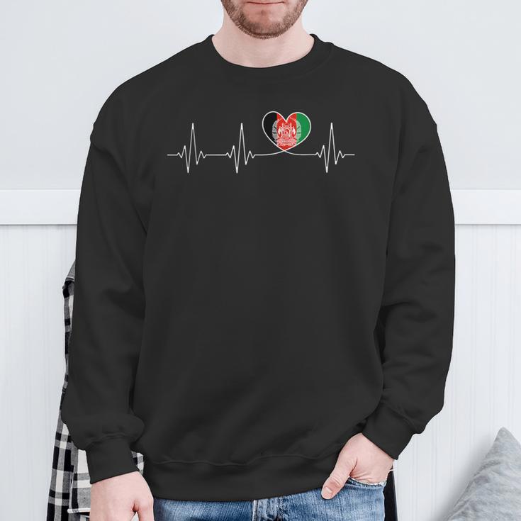 Afghanistan Love And Afghan Flag For Afghanistan Sweatshirt Geschenke für alte Männer