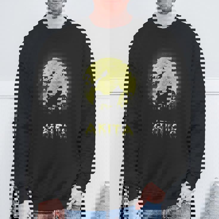Akita Halloween Sweatshirt Gifts for Old Men