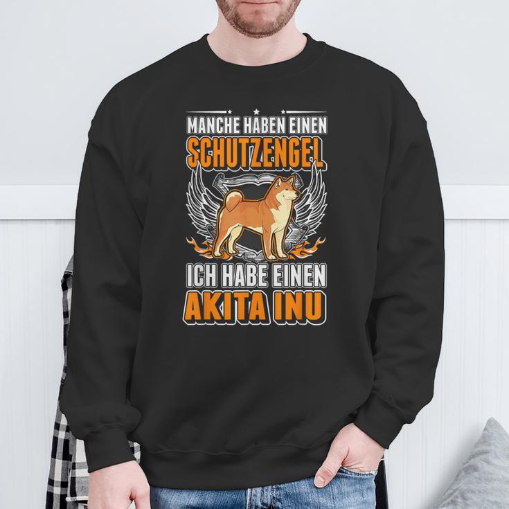 Akita Inu Guardian Angel S Sweatshirt Geschenke für alte Männer