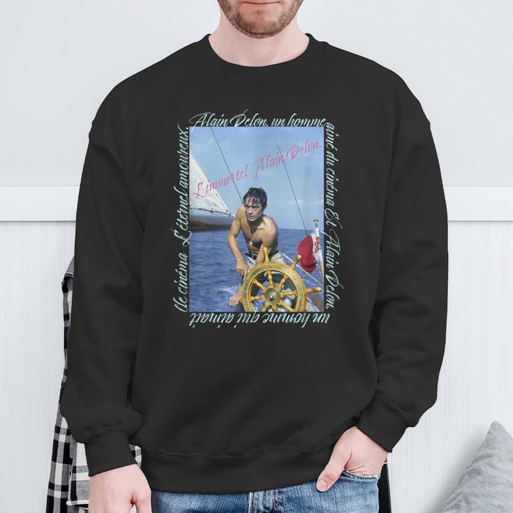 Alain Delon_003 Sweatshirt Geschenke für alte Männer