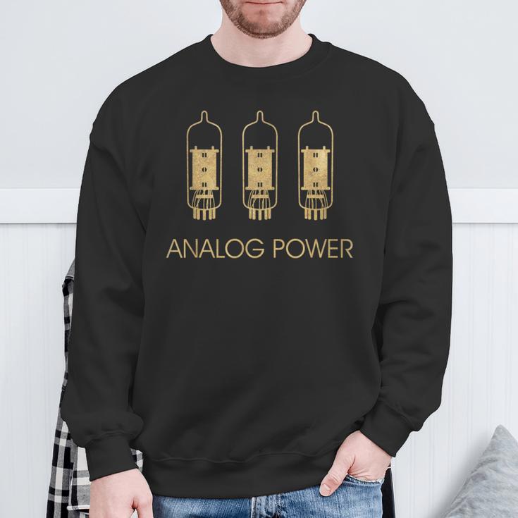 Analog Power Amp Tubes Hi-Fiintage Stereo Retro Sweatshirt Geschenke für alte Männer