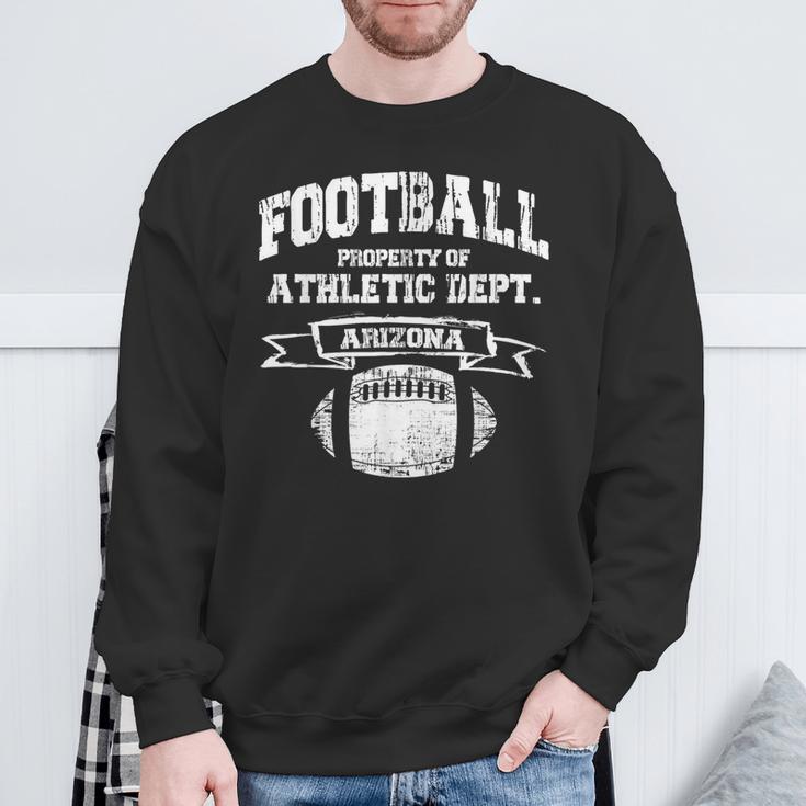 Arizona Football Property Of Athletic Dept Retro Grunge Sweatshirt Geschenke für alte Männer