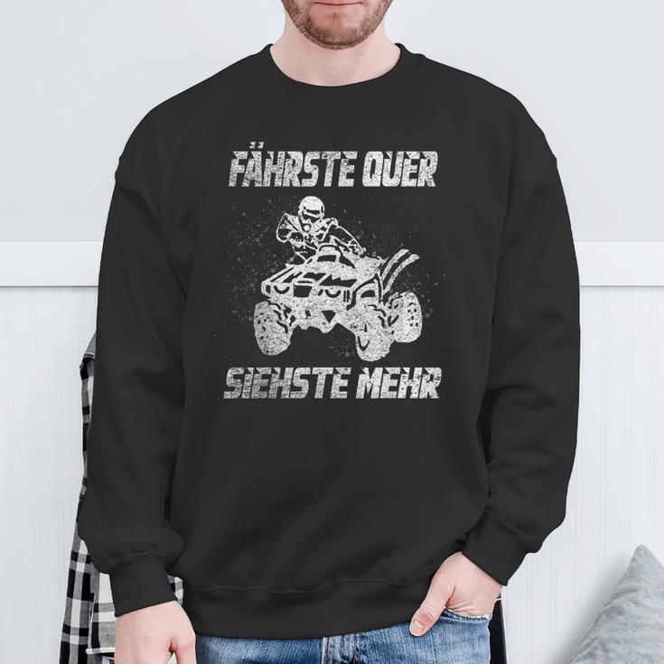 Atv Quad Bike Offroad Quad Driver Slogan Drift Sweatshirt Geschenke für alte Männer