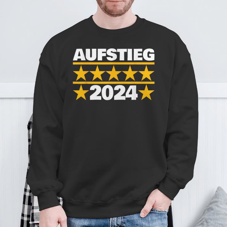 Aufsteiger 2024 Mannschaft Meister Aufstieg Meiste R Fan Sweatshirt Geschenke für alte Männer