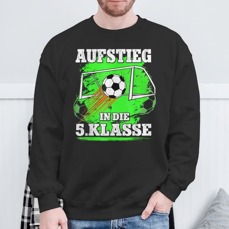 Aufstieg 5Klasse Einschulung Junge Schulbeginn Sweatshirt Geschenke für alte Männer