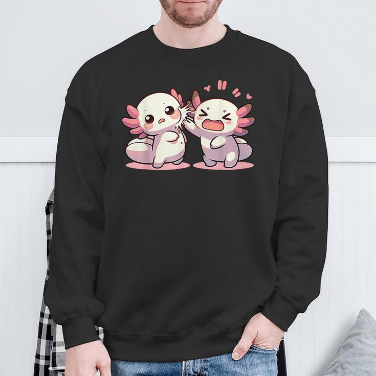 Axolotl Anime For Otakus Sweatshirt Geschenke für alte Männer