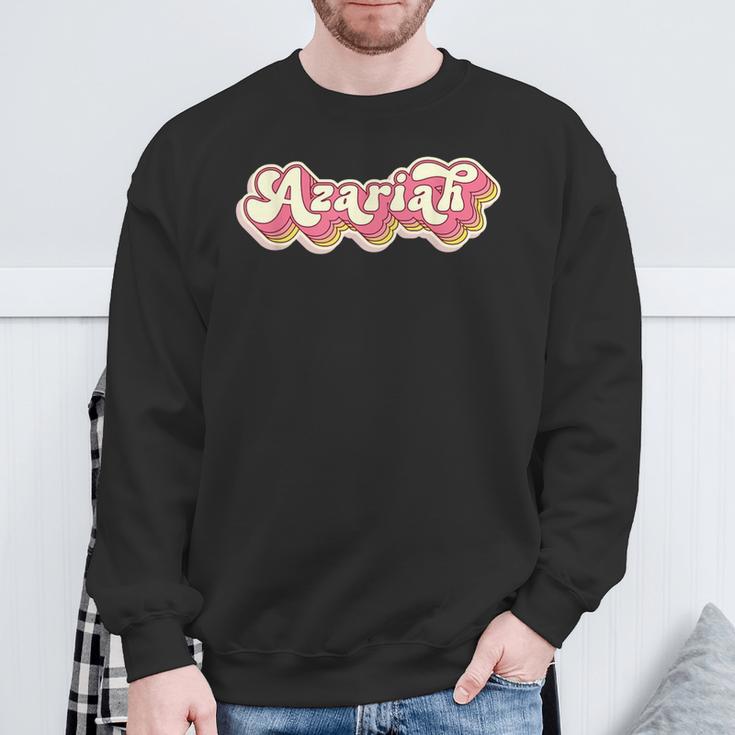 Azariah Name Personalisierterorname Nachname Sweatshirt Geschenke für alte Männer