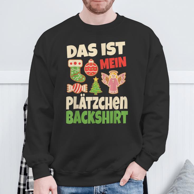 Backen Christmas Das Ist Mein Plätzchen Baking Christmas That Sweatshirt Geschenke für alte Männer