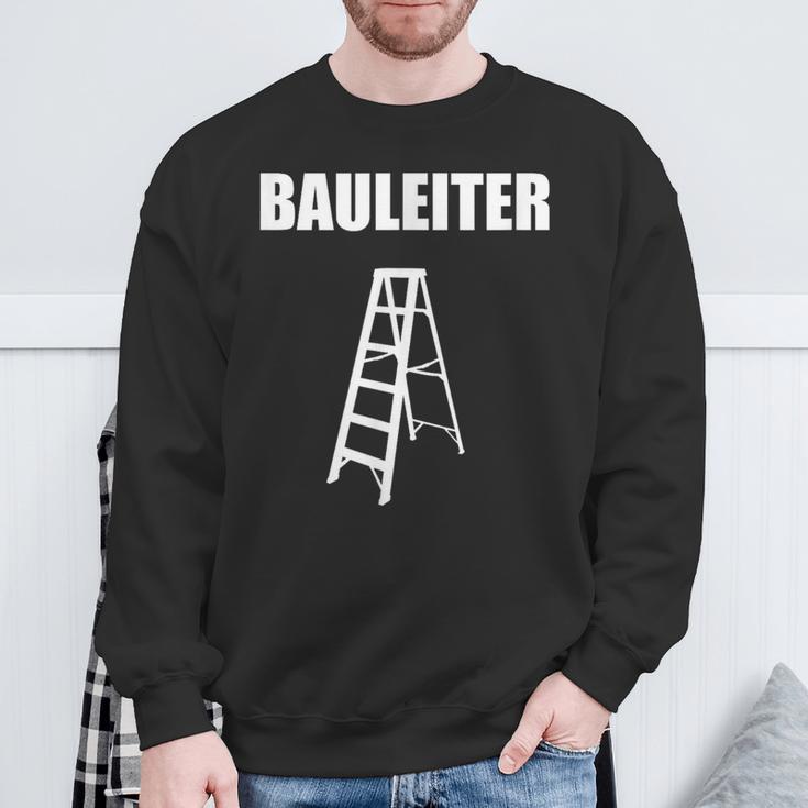 Bauleiter Baustellenleiter Sweatshirt Geschenke für alte Männer