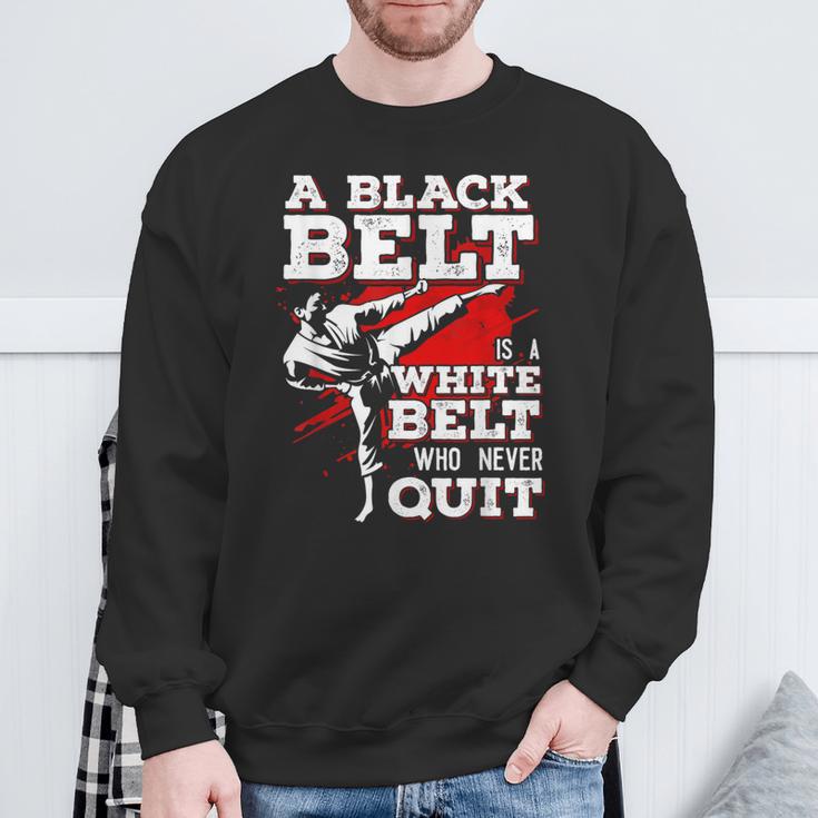 Belt Martial Arts Sweatshirt Geschenke für alte Männer