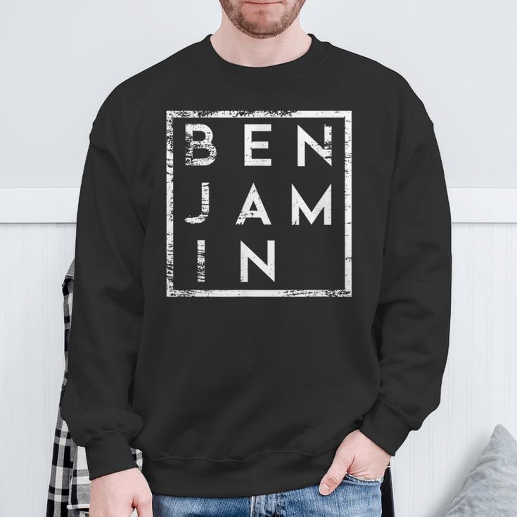 Benjamin Minimalism Sweatshirt Geschenke für alte Männer