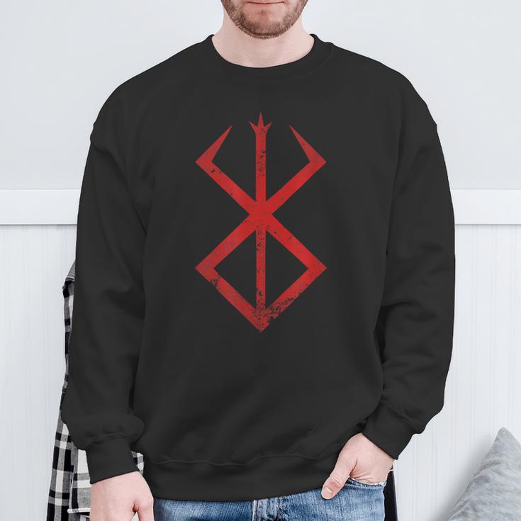 Berserk Rune Warrior Nordic Mythology Curse Berserker Sweatshirt Geschenke für alte Männer