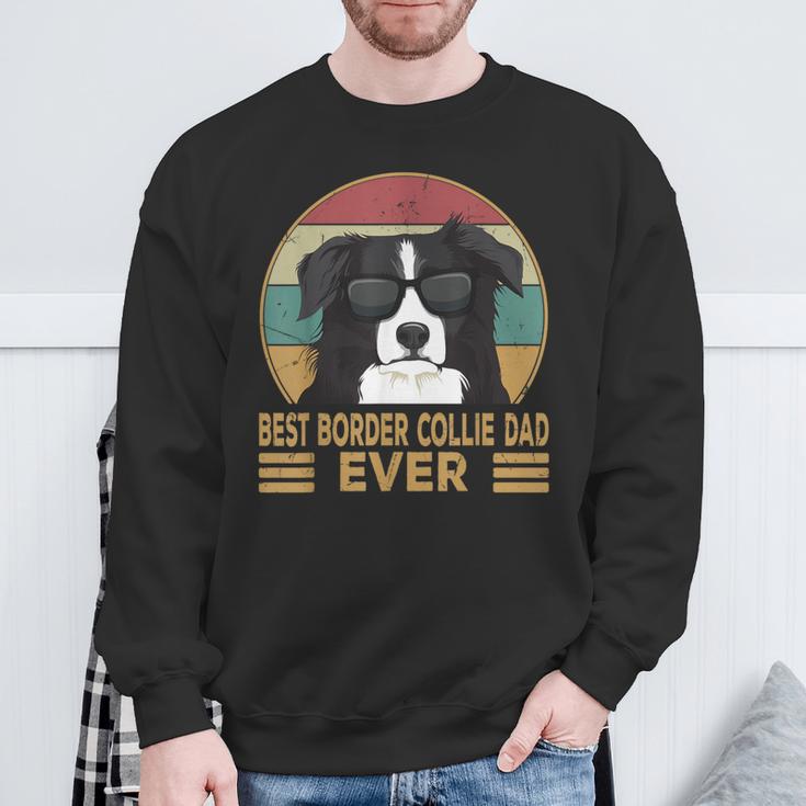 Best Border Collie Dad Ever Dogs Dad Lord Idea Sweatshirt Geschenke für alte Männer