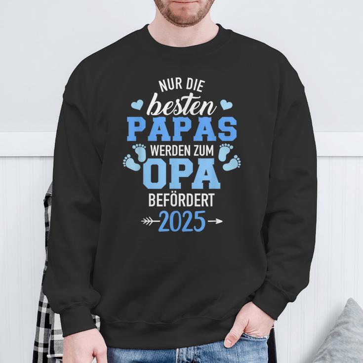 Besten Papas Werden Zum Opa Beförder 2025 Sweatshirt Geschenke für alte Männer