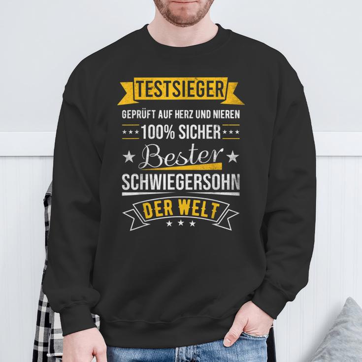 Bester Schwiegersohn Der Welt Testsieger Sweatshirt Geschenke für alte Männer