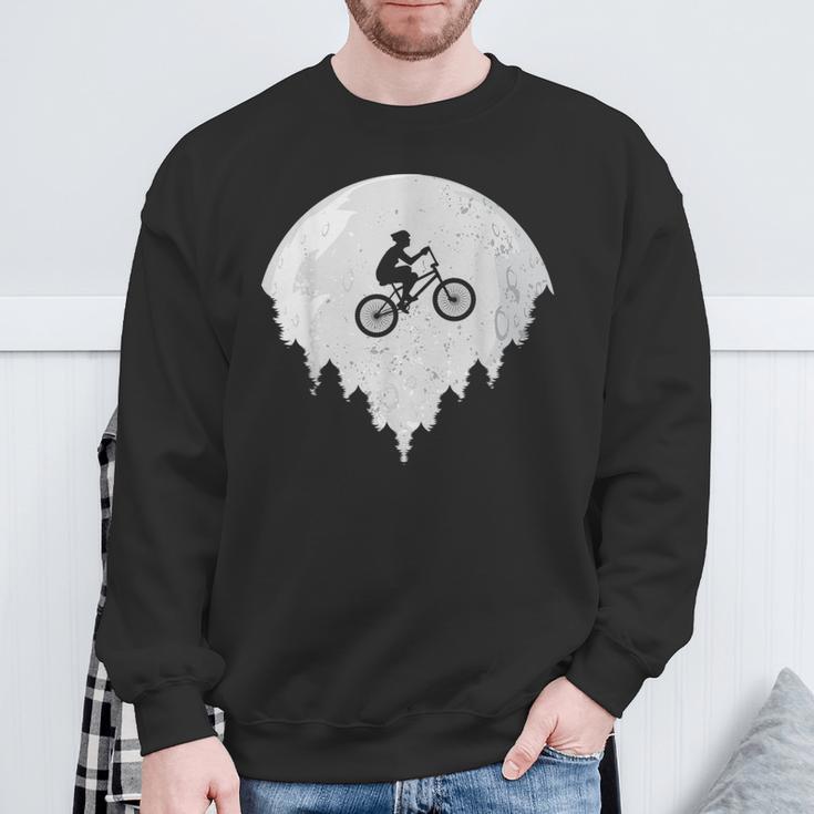 Bicycle Bmx Driver Full Moon Sweatshirt Geschenke für alte Männer