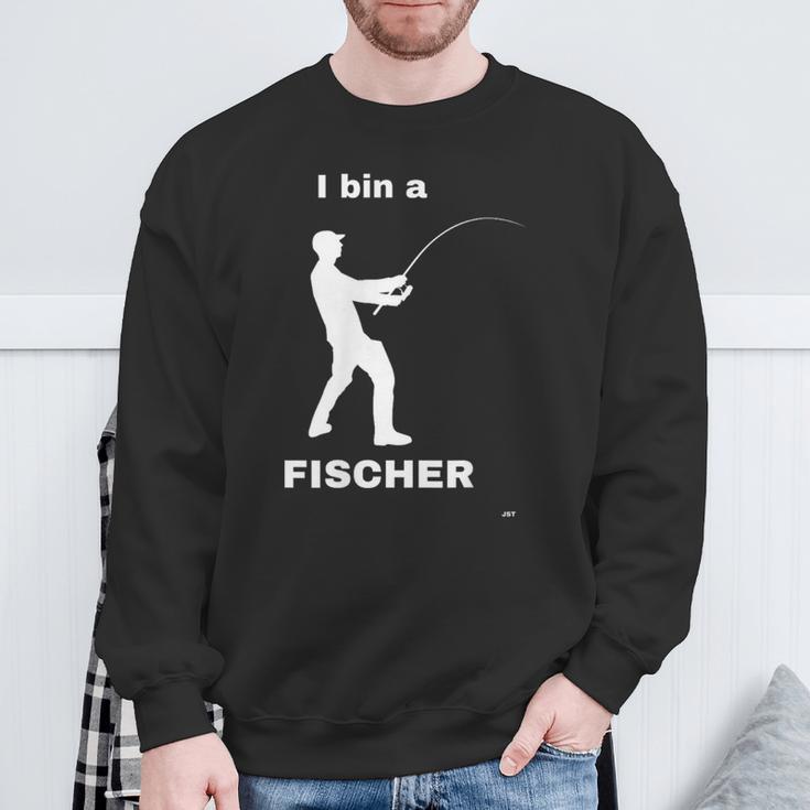 I Bin A Fischer Sweatshirt Geschenke für alte Männer