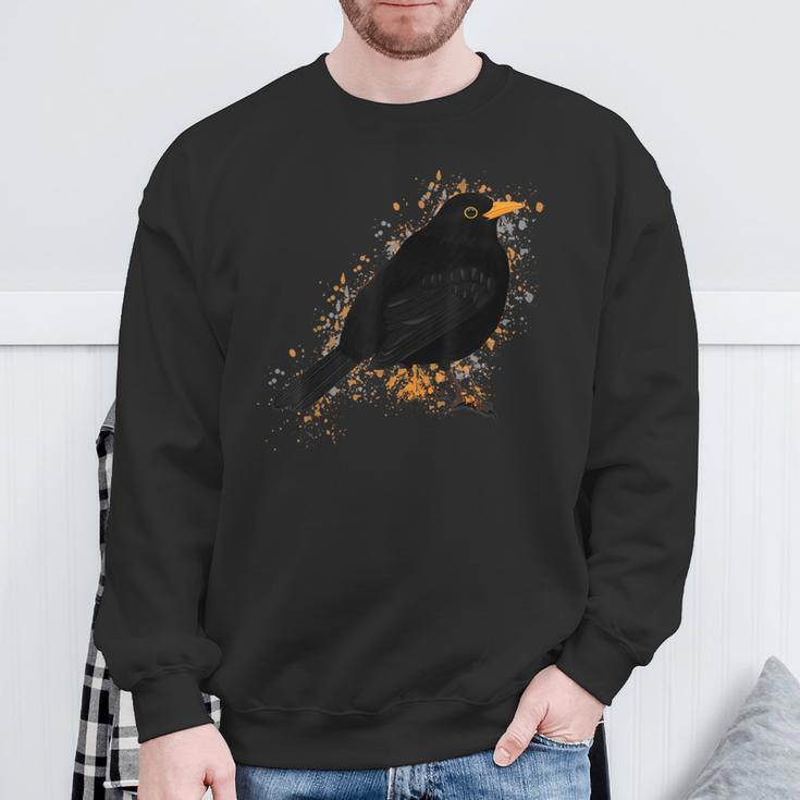 Bird Bird Songbird Bird Friend Ornithologist Garden Bird Sweatshirt Geschenke für alte Männer