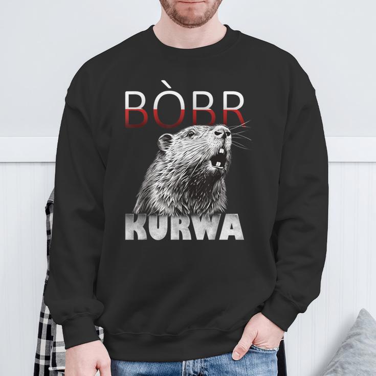 Bobr Kurwa Biber Bober Bobr Sweatshirt Geschenke für alte Männer