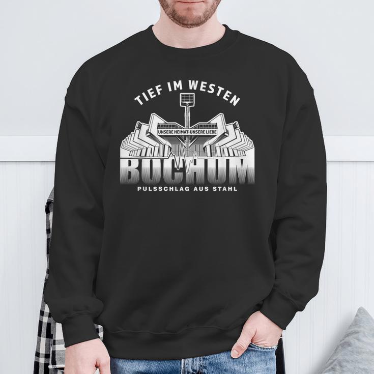 Bochum Stadion Tieff Im Westen Mit Nem Pulsschlag Sl Sweatshirt Geschenke für alte Männer