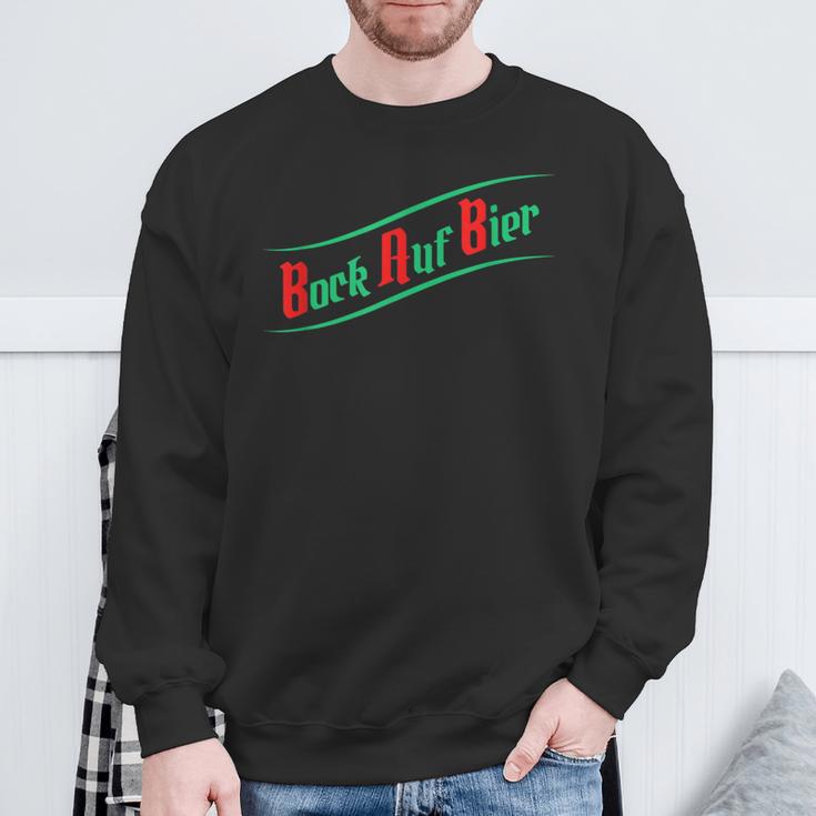 Bock Auf Bier Krause Büffel Lorenz Malle 2024 Apres Ski Sweatshirt Geschenke für alte Männer