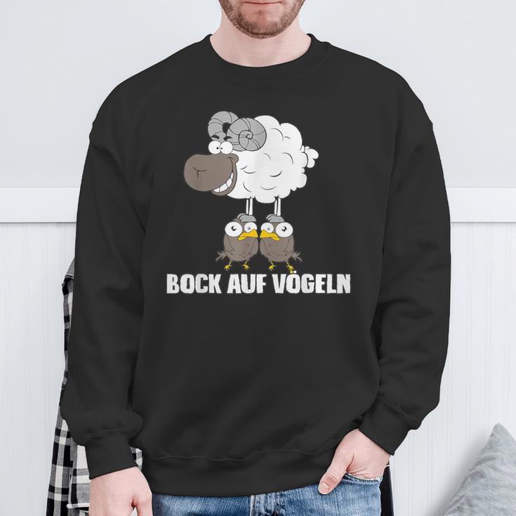 Bock Aufögeln Lustiger Spruch Sweatshirt Geschenke für alte Männer