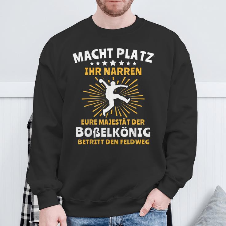 Bossel Majestät Klootschiessen Sweatshirt Geschenke für alte Männer