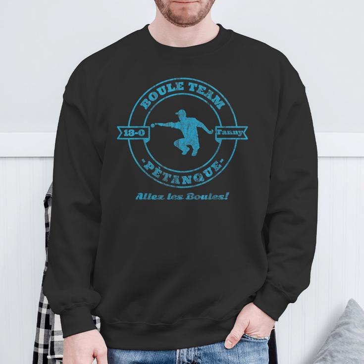 Boule Team Petanque Allez Les Boules Sweatshirt Geschenke für alte Männer