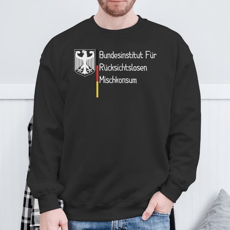 Bundesinstitut Für Rücksichtslosen Mischkonsum Sweatshirt Geschenke für alte Männer