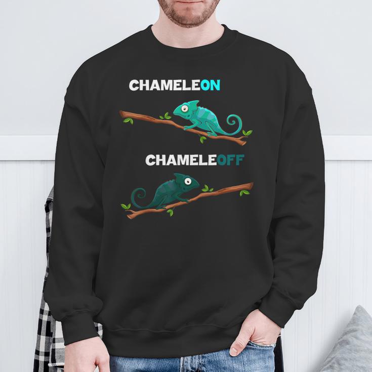 Chameleon Chameleoff Chameleon Slogan Sweatshirt Geschenke für alte Männer