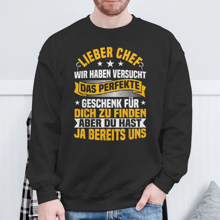 Chef Wir Habenersucht Das Perfekte Geschenk Zu Finden Sweatshirt Geschenke für alte Männer