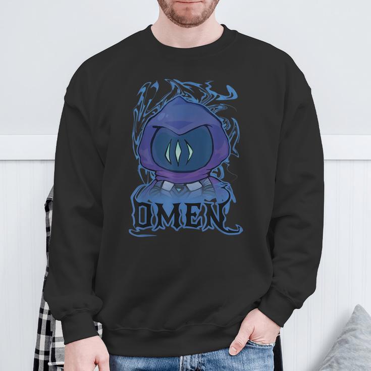 Chibi Omen Agentalorants Gaming Cute Sweatshirt Geschenke für alte Männer