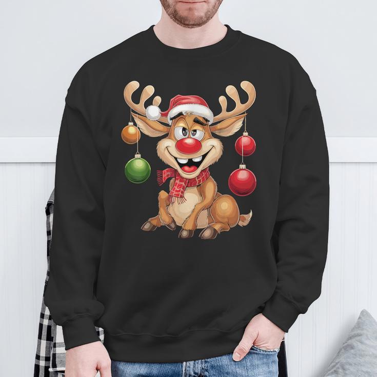 Christmas Reindeer Rudolph Sweatshirt Geschenke für alte Männer