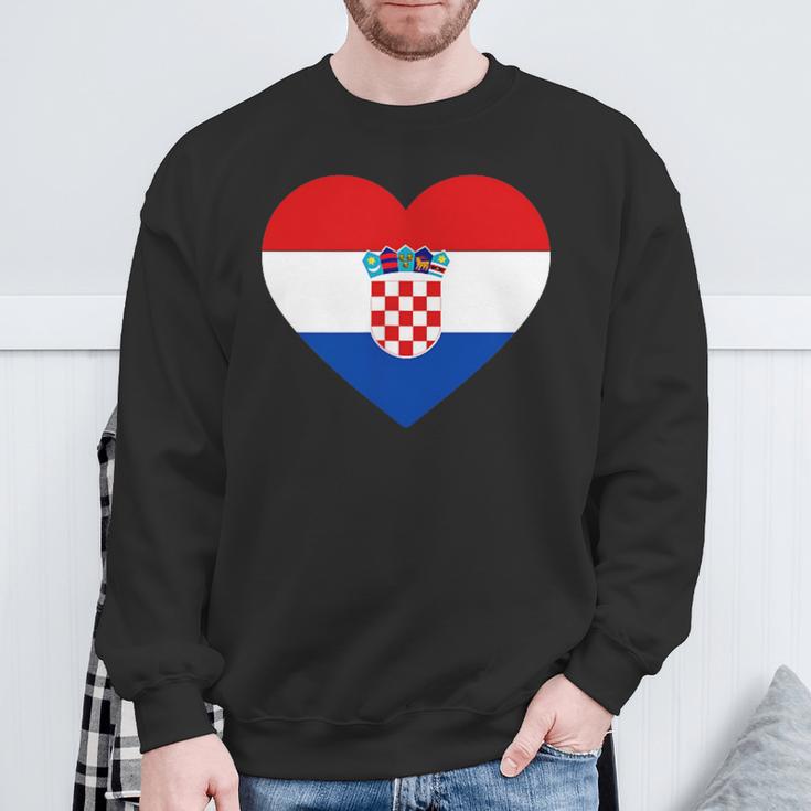 Croatia Flag Croatia Children's Croatia Hrvatska Sweatshirt Geschenke für alte Männer