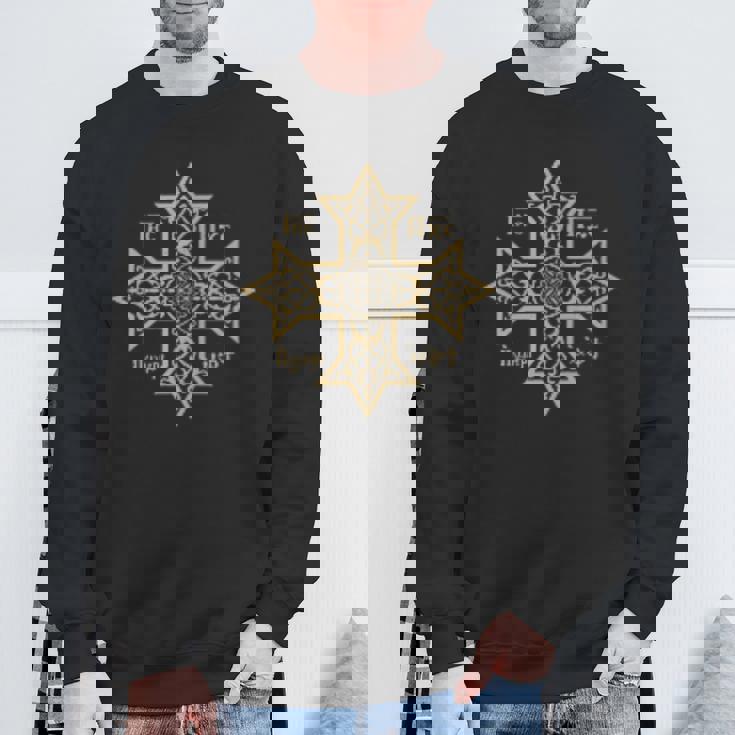 Croix Coptique Orthodoxe Église Orientale Chrétienne Symbole Sweater e Cadeaux pour les vieillards
