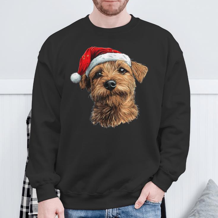 Cute Norfolk Terrier Christmas Print Sweatshirt Geschenke für alte Männer