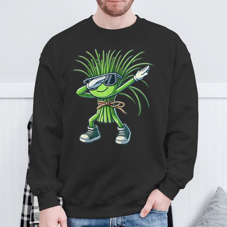 Dabbing Schnittlauch Lustiges Kräuter Schnittlauch Sweatshirt Geschenke für alte Männer