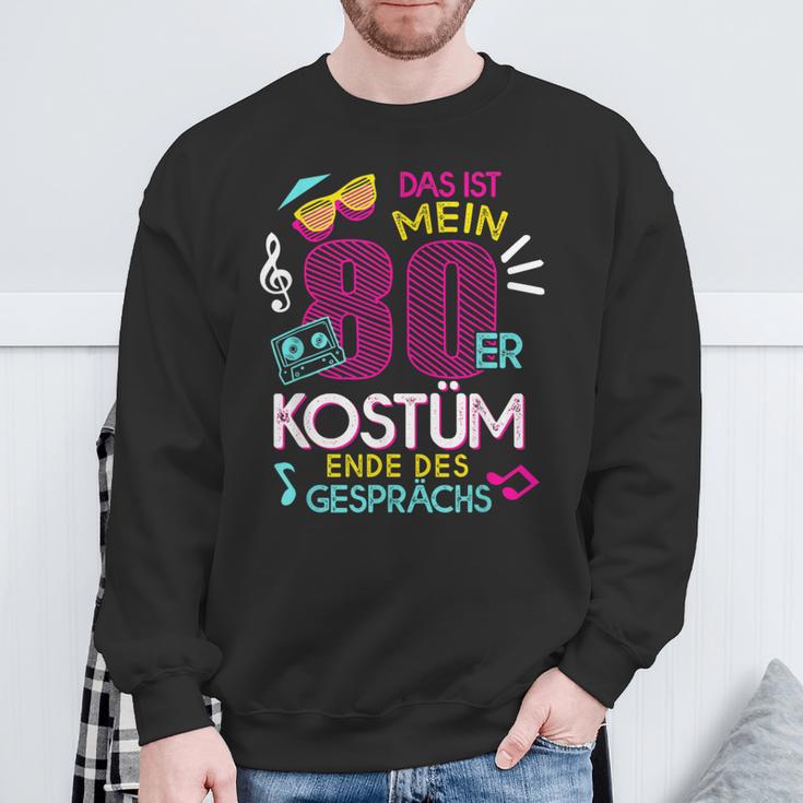 Das Ist Mein 80S Kostüm Ende Des Gesprächs 80S Party Sweatshirt Geschenke für alte Männer