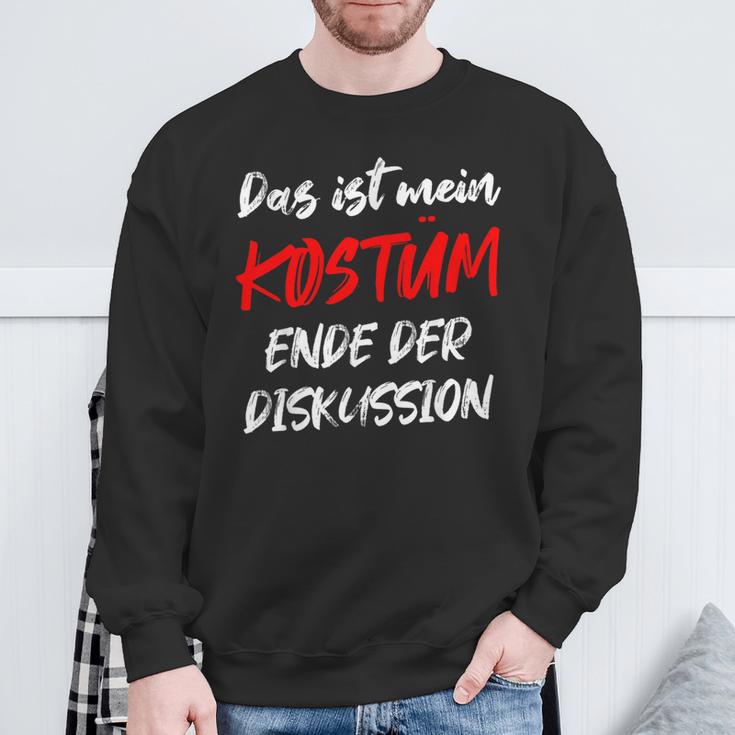 Das Ist Mein Kostüm Ende Der Diskussion Carnival Outfit Sweatshirt Geschenke für alte Männer